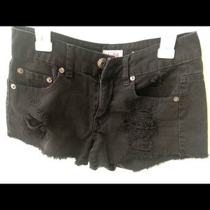 MUDD - Black Jean Shorts - 3